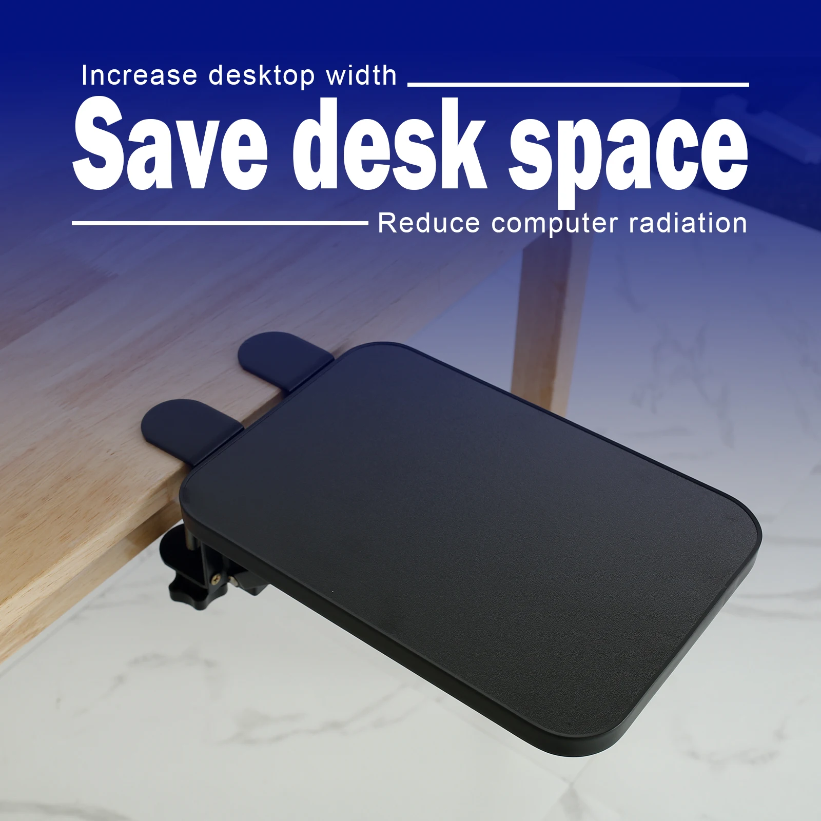 Desk Organizer Storage Organizer Adjustable Desk Extender Holder Computer Keyboard Tray Foldable Table Mount Arm Wrist Rest Shelf For Desk Home and Office