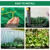 KINGLAKEGarden grid suitable for rock climbing plants, 6ft x 12ft green garden plant net, heavy plastic plant grid, protect vege 6