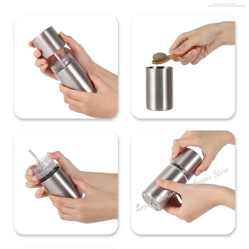 Nutmeg Mill Grater Metal Grinding Nut And Hard Spice Hand Operated Manual Grinding Machine Crushers Kitchen Tool Accessories