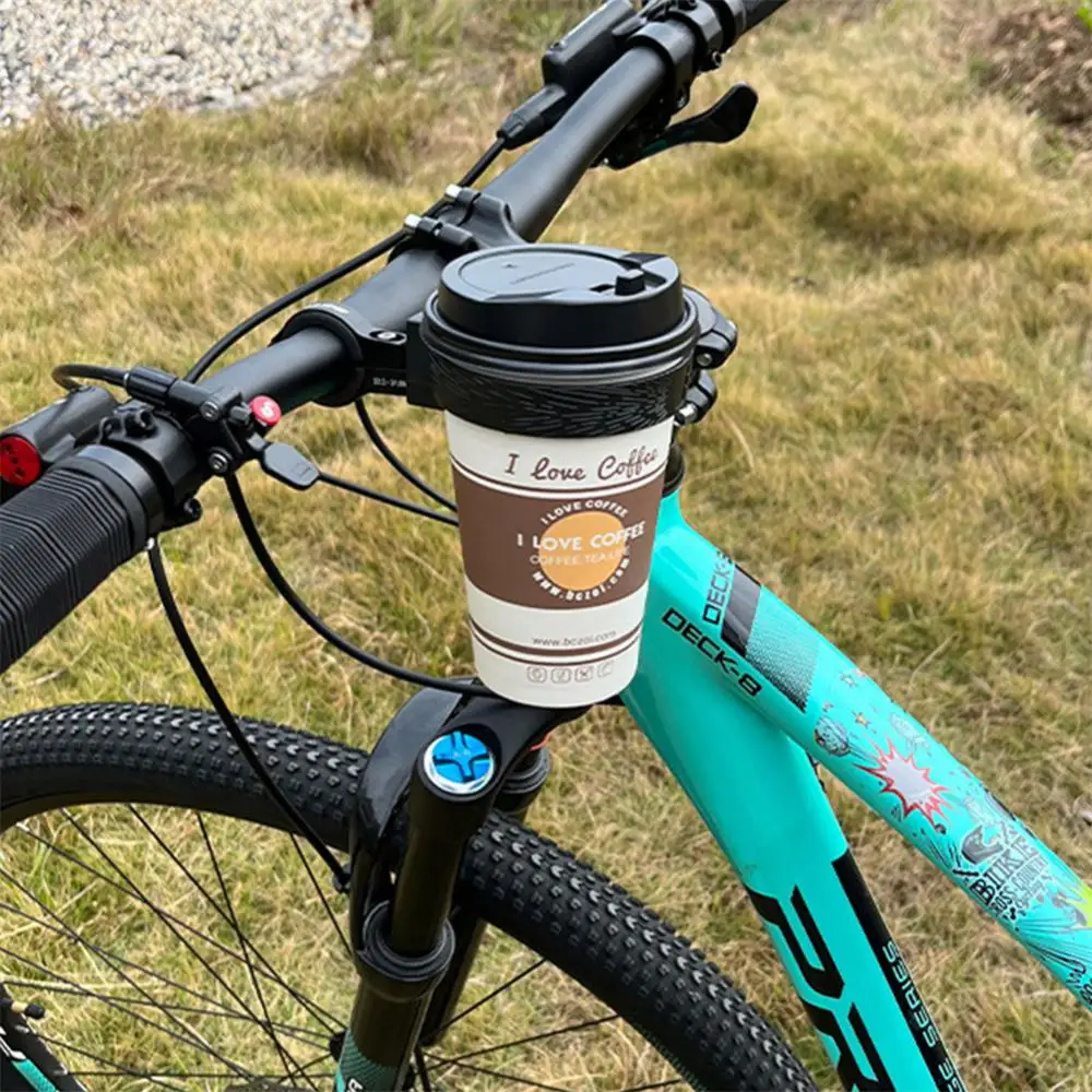Bicycle Coffee Cup Holder Universal Mountain Bike Water Bottle Holder Mount  Cycling Electric Scooter Handlebar Water Bottle Cage - AliExpress