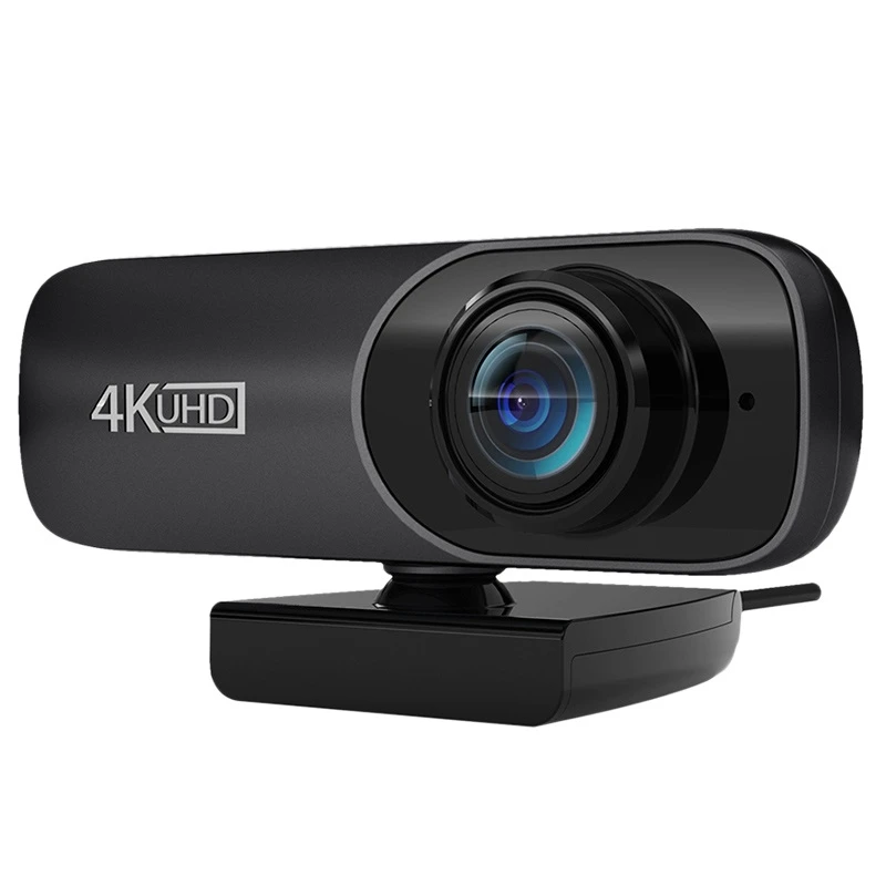 Webcam 4K Uhd Muslimate Webcam 800W Pixel Computer Camera 120 ° Groothoek Web Camera Met Microfoon