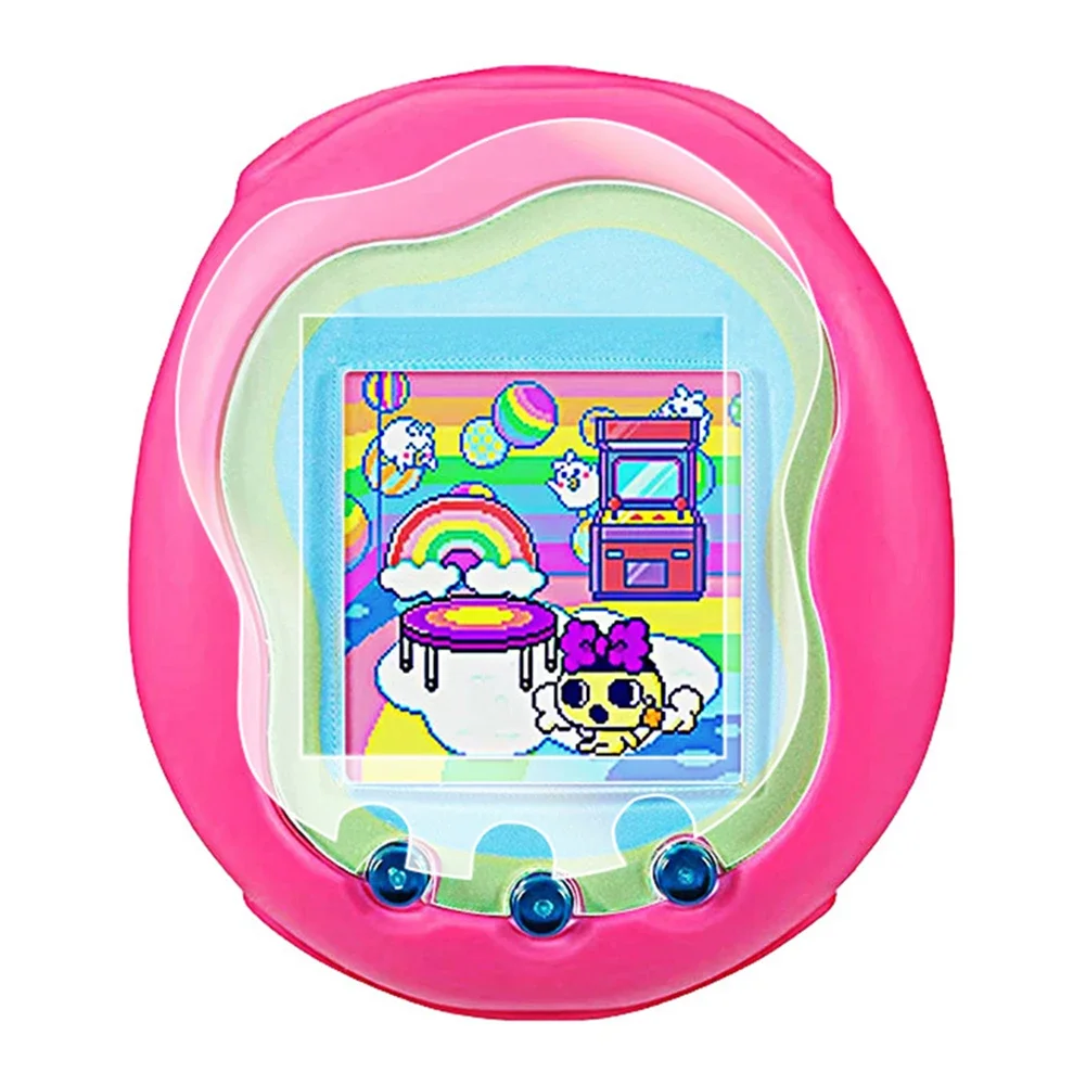 Screen Guard Protector Anti-Scratch PET/TPU Game Console Film Anti Fingerprint HD for Tamagotchi Uni Band Pet Accessories