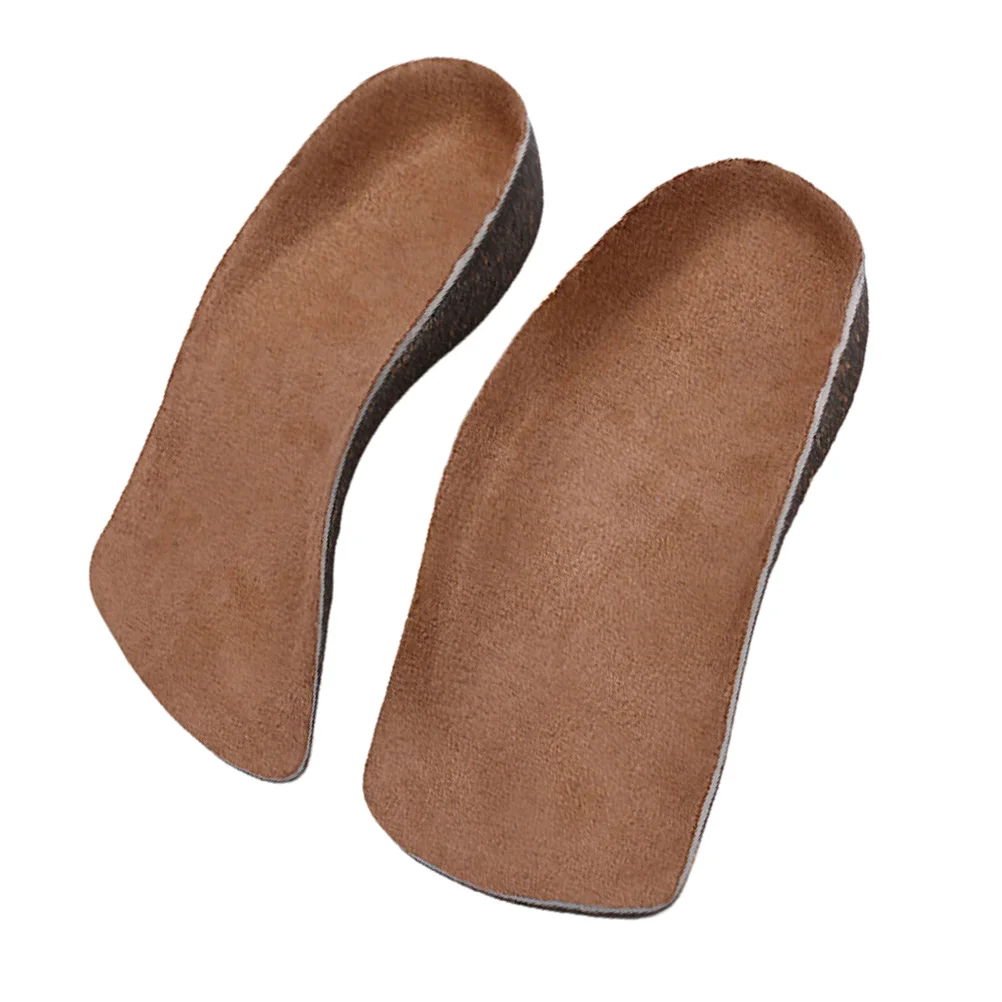 

Cork Insole Shoe Inserts Pads Shoe Shoe Insoles Unisex Heel Arch of Foot TPU Correction Sheet Orthotics Men and Women Breathable