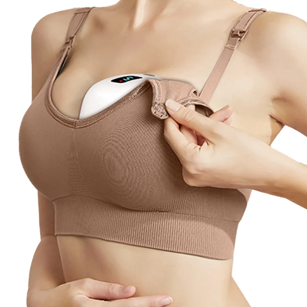 

Wearable Breast Pump Rechargeable Portable Wearable Breast Pumps Wireless Noiseless Breastfeeding Milk Collector