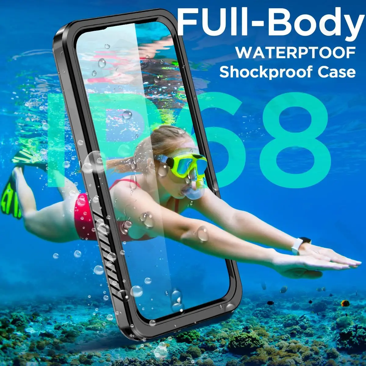 Waterproof Metal Aluminum Luxury Phone Case with IP68 Rating