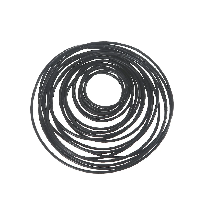 Cassette Tape Belts 20PCS Universal Mix Cassette Tape Machine Belt Assorted Common Square Rubber Belt For Recorders Walkman CD DVD Drive 1.2/1.5/2mm