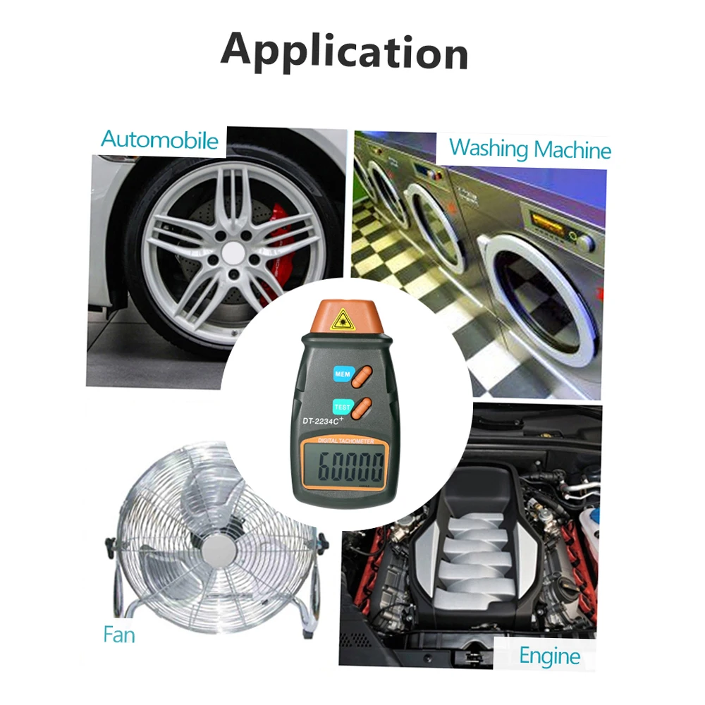 ޴    Ÿڹ, 2.5RPM-99999RPM LCD ÷  ӵ, 3  ݻ  