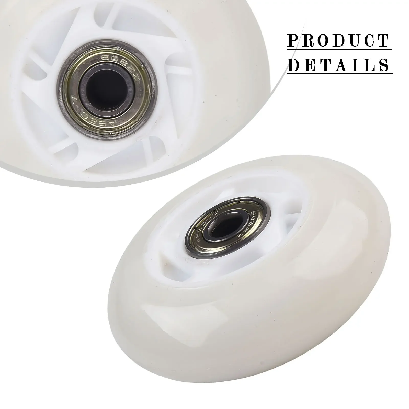 64mm/70mm/72mm Outdoor Inline Hockey Skate Wheels High-Elasticity With Bearing Glitter Wheels For Skates Roller Skates Luggage