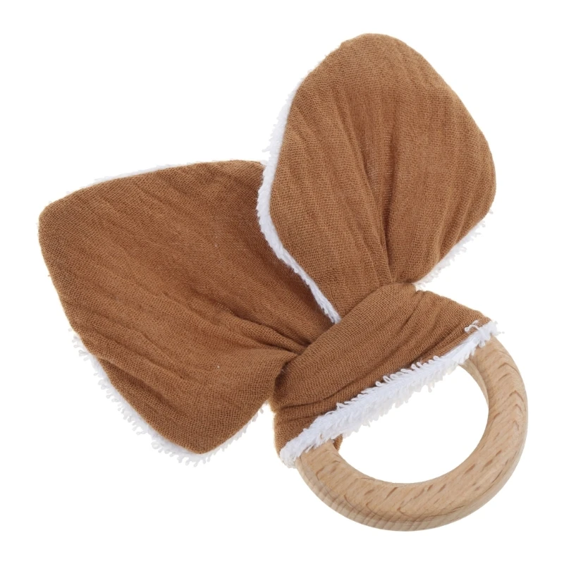 Soft Cotton Teething Chewing Appease Toy BPA Pain Relief Teether