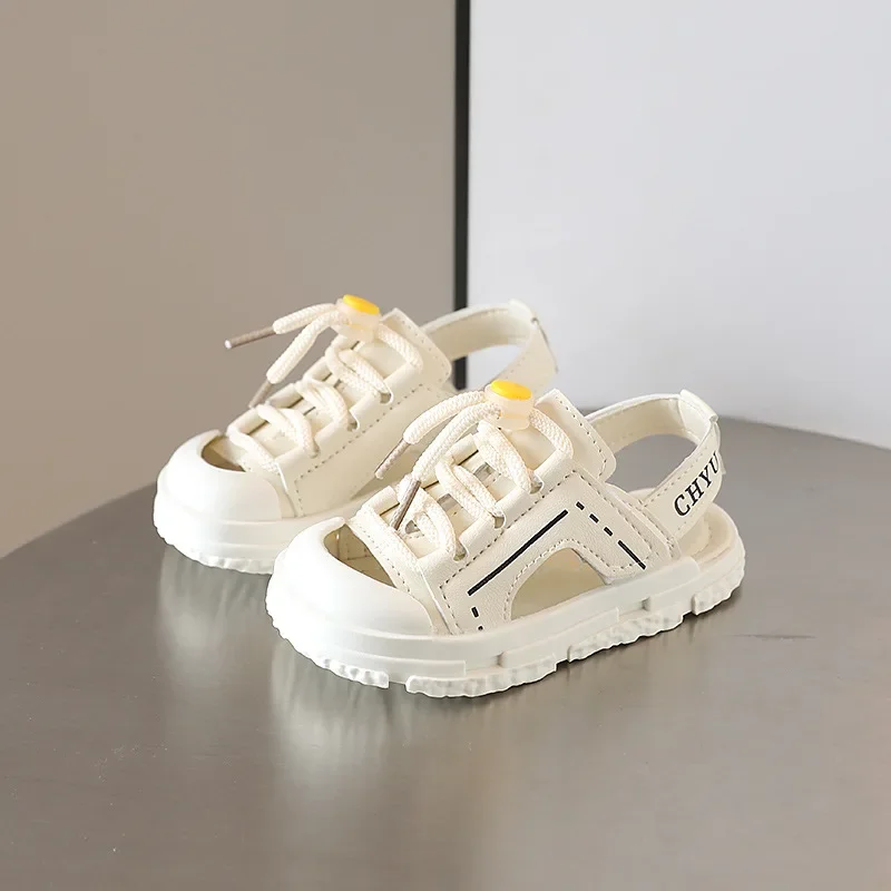 Size 22-31 Summer Baby Sandals Toe-protection Boys Beach Shoes Kids Girls Sport Sandals Soft Bottom Toddler Shoes Sandalias 1-6y baby shoes,kids shoes,children sandals,kids sandals,beach shoes