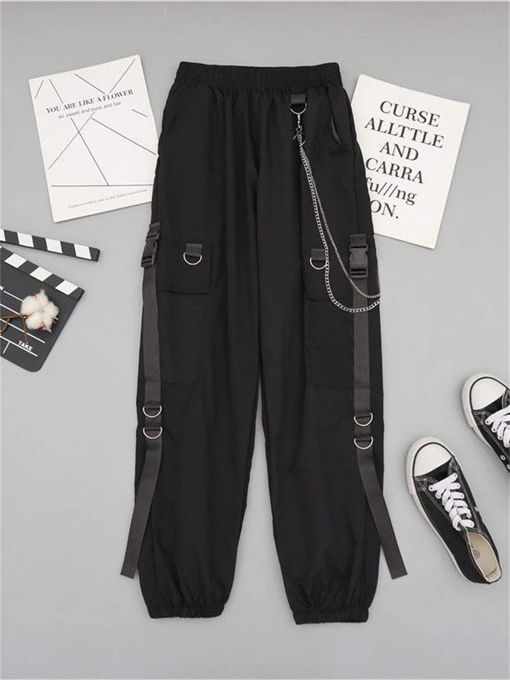 Ropa Pantalones Con Cadena NiÃ±a Conjunto Femenino De Piezas