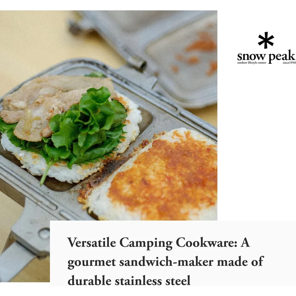 Tramezzino-Gourmet Sandwich Maker-Made of Stainless Steel 13 x 7.5 x 1.2 in
