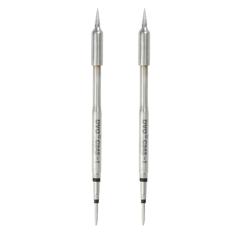 

2X DVO For Universal For JBC C245 Soldering Iron Tips Welding Nozzle Grip Compatible C245-029 Solder-Pointed Tip
