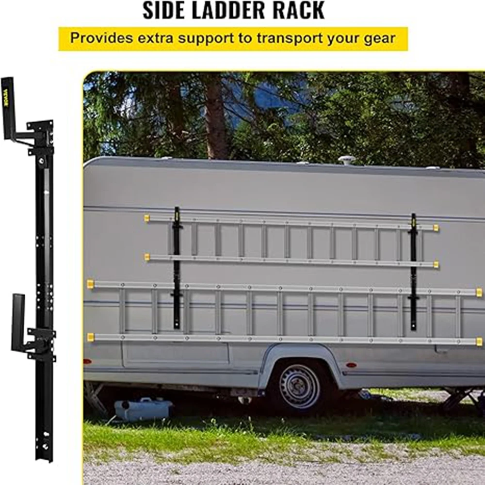VEVOR Trailer Ladder Rack, Fit for Enclosed Trailer Exterior Side Wall