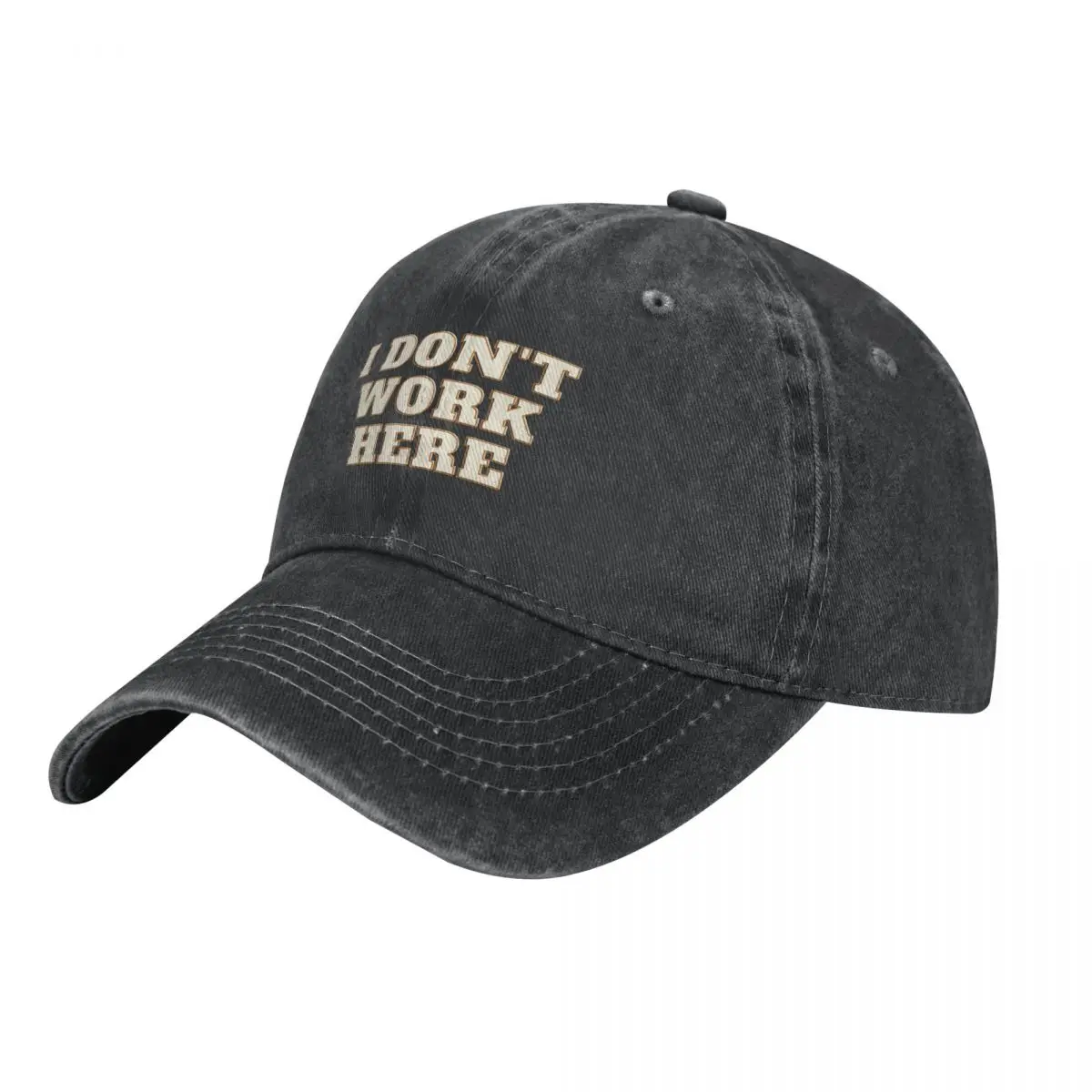 

I don"t work here Cowboy Hat hiking hat cute Ball Cap Men Caps Women's