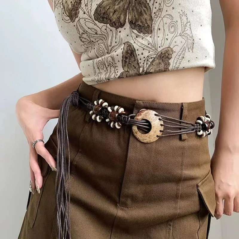 Belt for women 2024 new item, niche design, decorative waist chain, versatile retro matching, dress, jeans, belt - 2