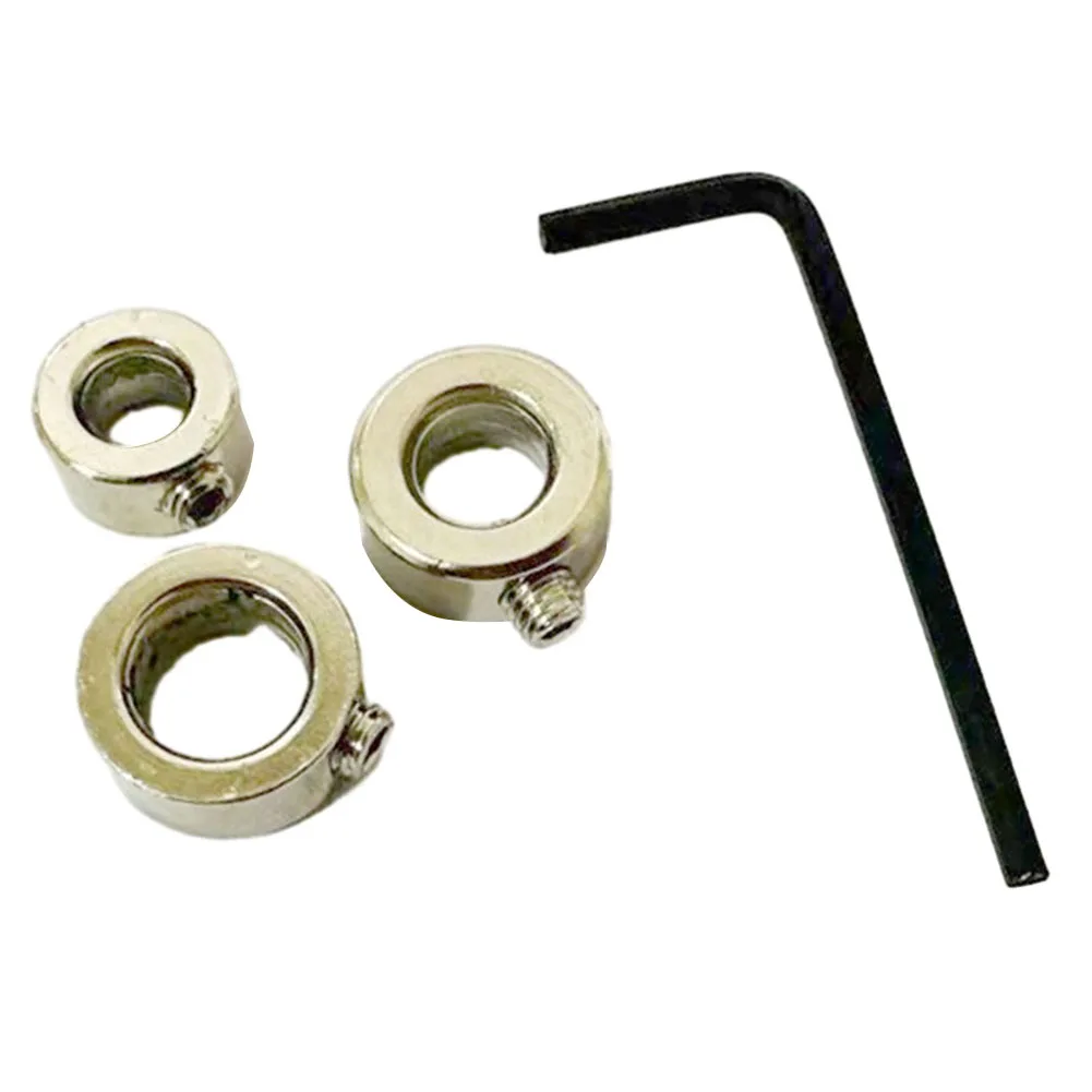 

3/7PCS Woodworking Drill Stop Collar Set Drilling Bit Depth Stopper Ring Drill Depth Stop Bit Collar Positioner Limit Ring