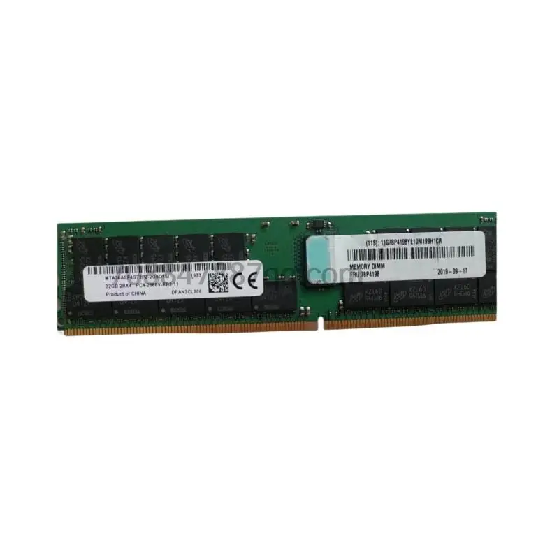 

original 100% authentique IBM 32G 2RX4 PC4-2666V 78P4198 DDR4 ECC REG