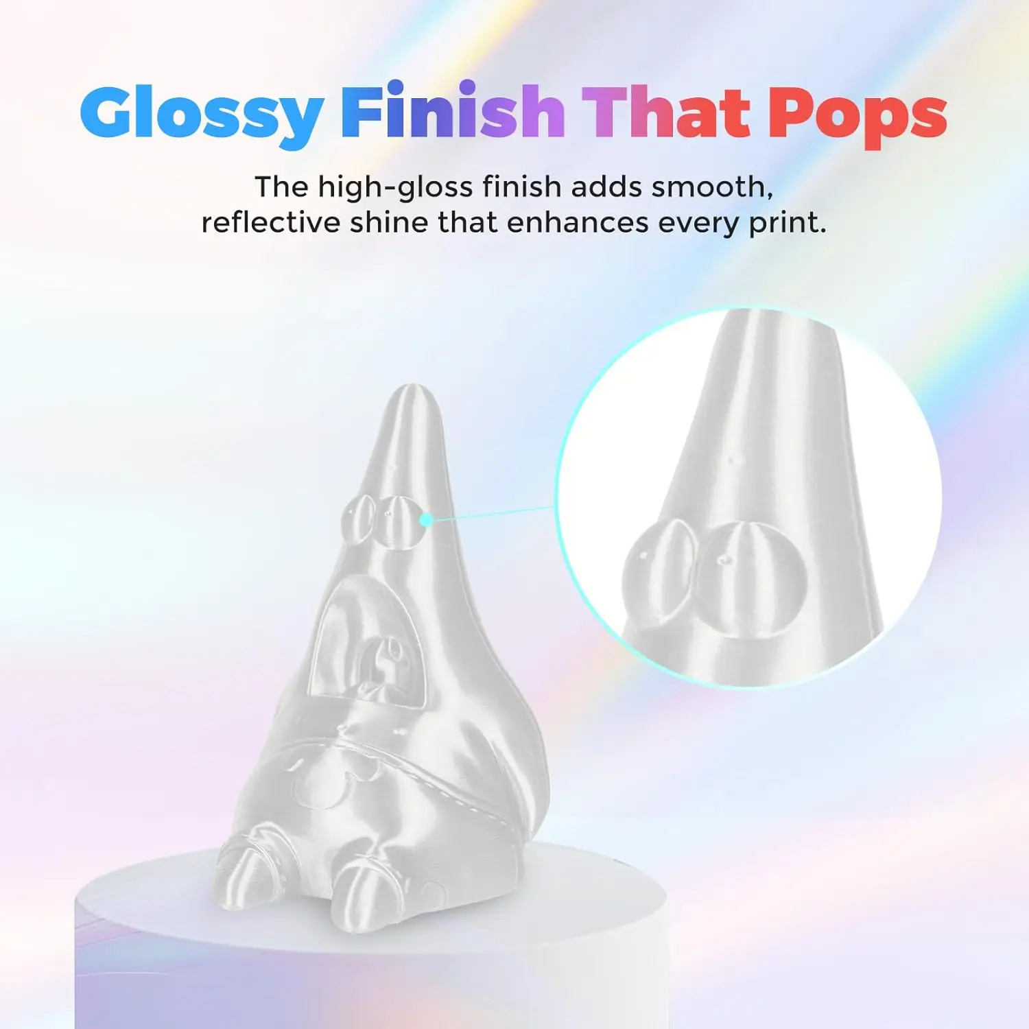 PLA 필라멘트 1.75mm 250g 완벽한 권선 정확도 +/-0.02mm PLA 기본 3D 프린터 필라멘트
