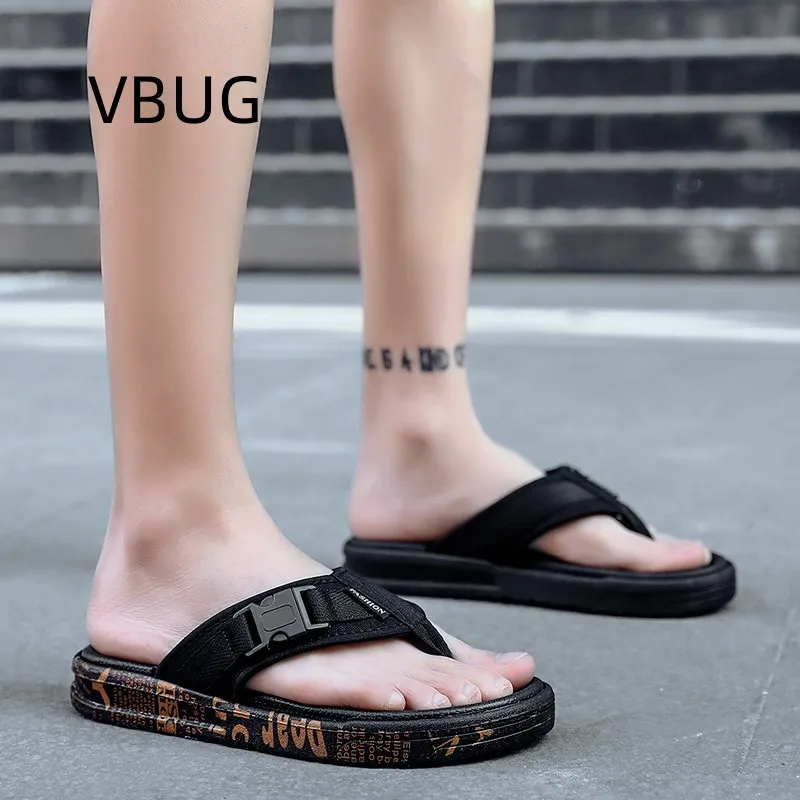 Summer Slippers Men's Home Luxury Designer Shoes for Men With Free