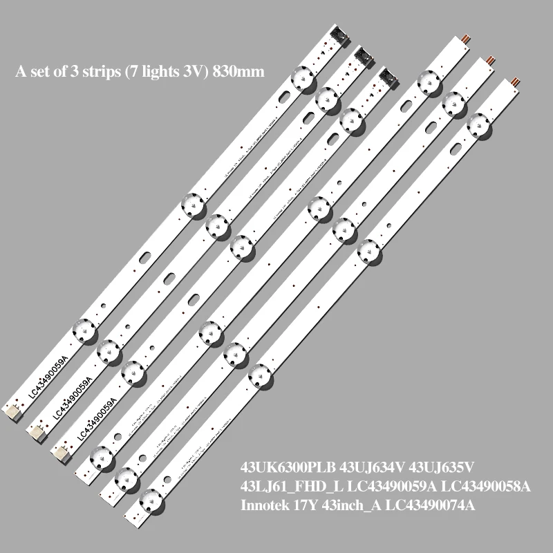 LED  (3), LGe 43UK6450PLC 43UJ631V 43LJ594V 43LJ5500 43UJ6300 43UJ634V 43LJ624V 43LJ510V 43LJ541V 43LJ5150 43LH515V