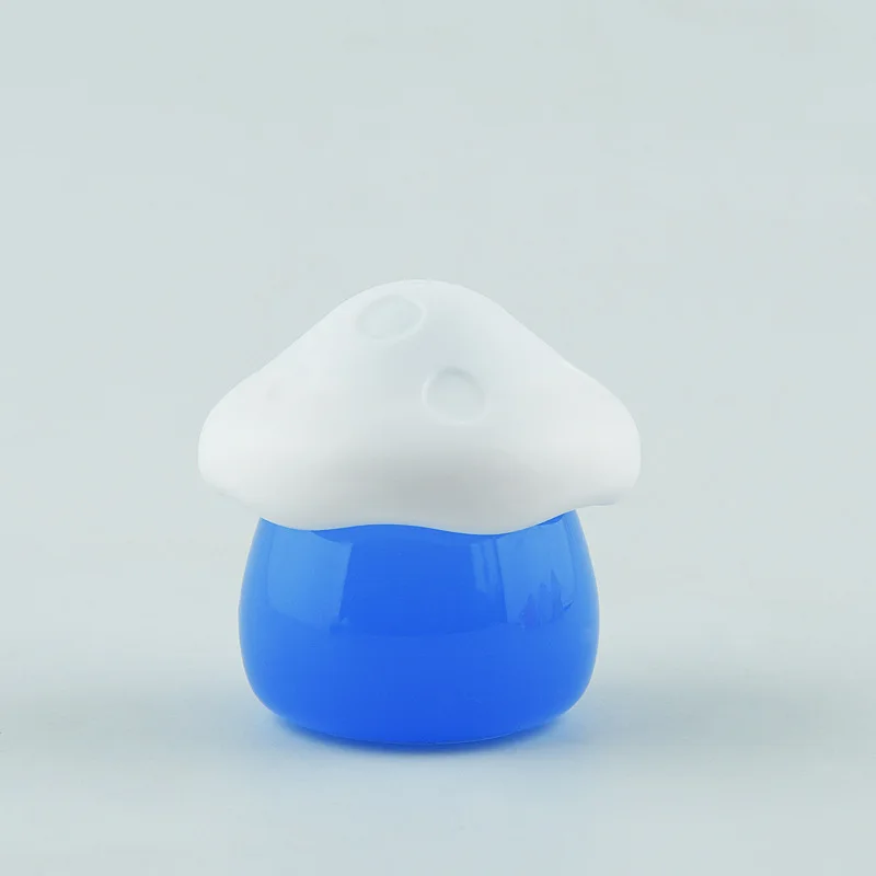 60pcs Mini Mushroom Shaped Cream Jar Travel Makeup Container 10g Empty Clear Lip Balm Jars With Lids Cosmetics Storage Jar