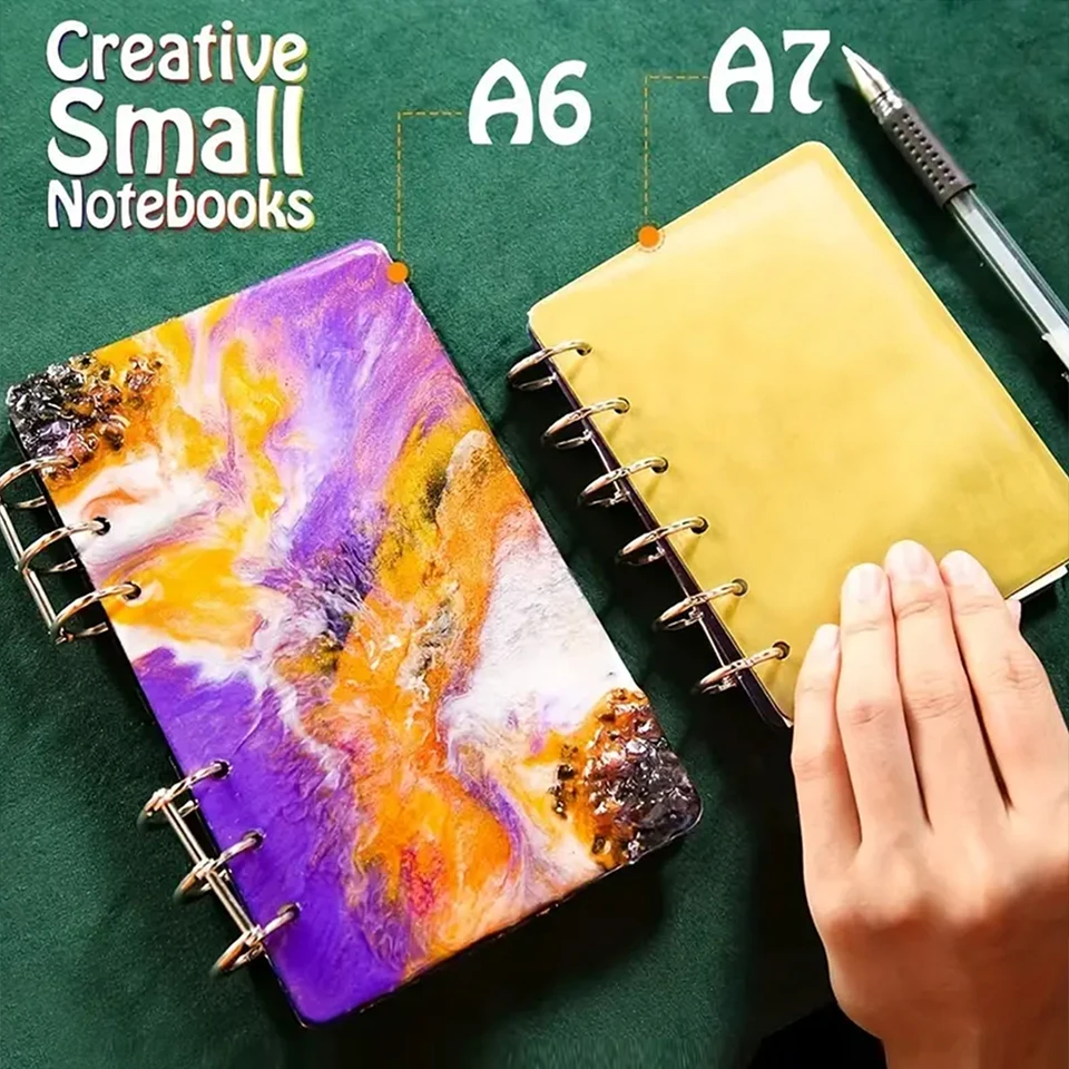 A5 A6 A7 Notebook Cover Stampo in silicone Stampi in resina epossidica