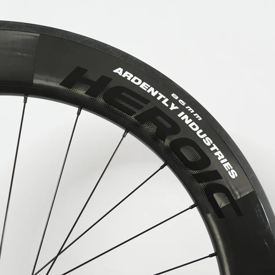 Ardently 700C Full Carbon Track bike wheelset 38/58/86mm depth
