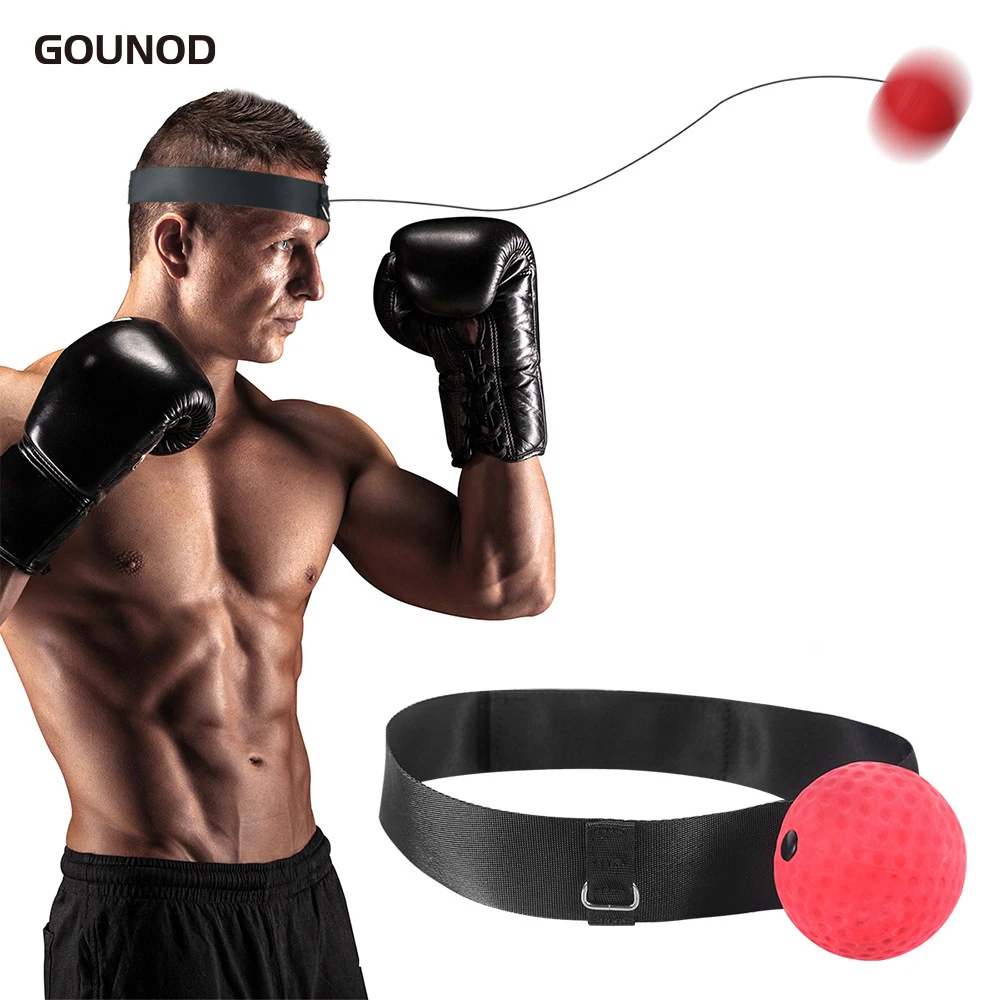 Boxing Reflex Ball Boxing Balls Headband Punching Speed Fight Skill Hand Eye Coordination Training