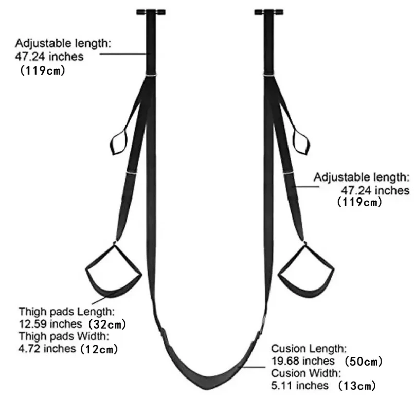 Adult Fun Karmen 2nd Generation SM Door Sex Swing Cushion Position Swinging Furniture