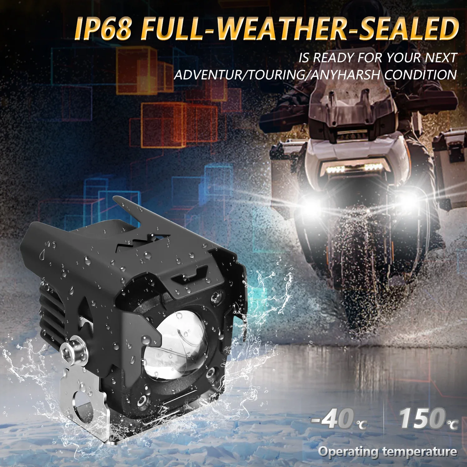 LED Headlight Working Driving Lights Flash Fog Lamps for Led Spotlight 120W 6000