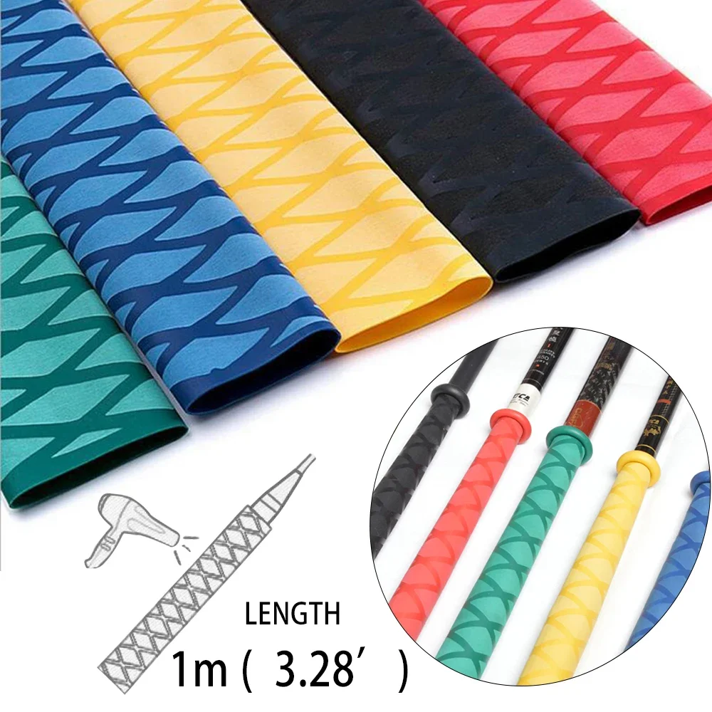 1mHeatShrinkTubeFishingWaterproofAntiskidWrapsFishingRod