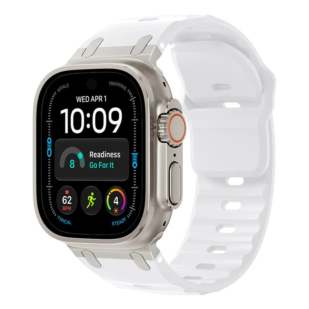 Sport Silicone Strap with Stainless Steel Clasp