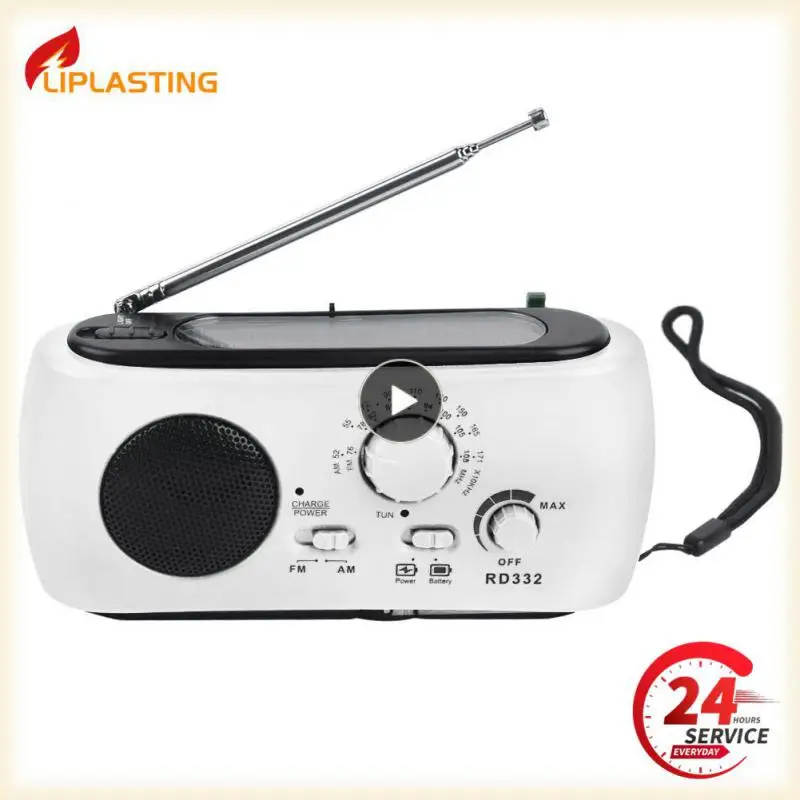 Rd332 Radio Meteo Multifunzionale Am/Fm Mini Radio A Manovella Radio Solare Portatile Incredibile Qualità Del Suono Radio 2022 Nuovo