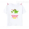 I Will Become A Sister Spanish Printed Kids Shirt Pregnant Announcement T-shirt Girls Short Sleeve Tee Child Summer Clothes Tops 6