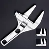 Multi-Function Adjustable Wrench, Aluminum Alloy Universal Spanner, Large Open Repair Tool for Water Pipe & Bathroom 1