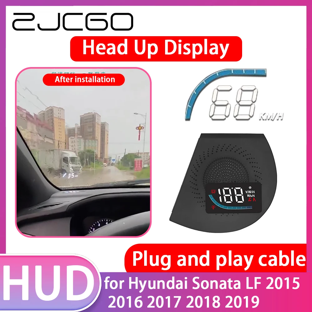 

Автомобильный специальный скрытый проекционный дисплей HUD, спидометр, проектор скорости, сигнализация для Ford Mustang S550 2015 ~ 2023