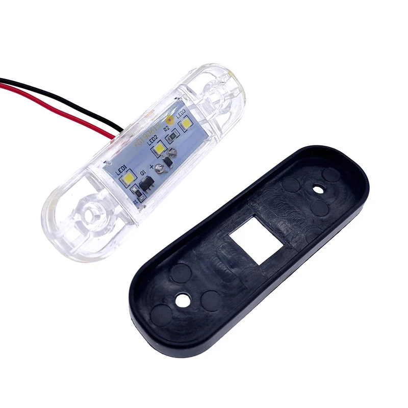 1pcs 12-30v 3led Seiten markierung leuchte Auto externes Licht Warnung  Rücklicht Signal Bremsleuchte für LKW-Anhänger LKW-Bus - AliExpress