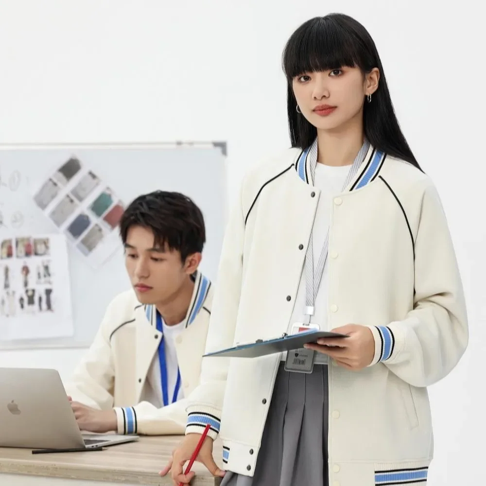 Vintage Trendy Cotton Baseball Uniform Round Neck Jacket Sports Shirt From China Perfect For Sports And Casual Wear