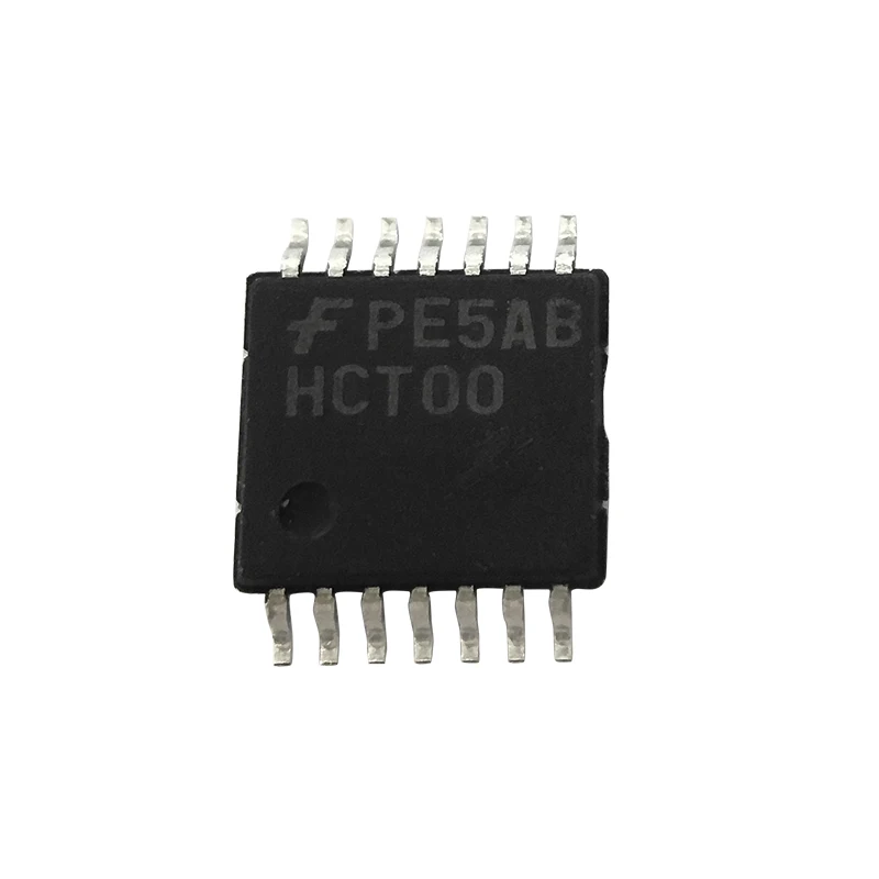 

Mm74hct00mtcx NAND Gate, HCT Series, 4-Func, 2-Input, Cmos, Pdso14, 4.40 Mm, Mo-153, Tssop-14 New Original In Stock