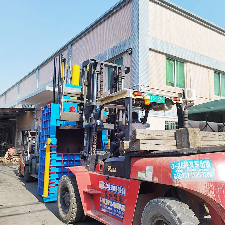 Plastic Metal Scrap Garbage Compressor Compactor Hydraulic Baler Machine 4