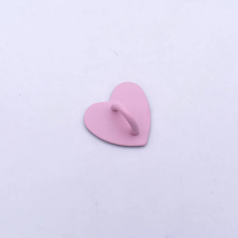 5PCS Kawaii Klebstoff Metall Herz Telefon Charme Halter Handy Fall Finger Ring Ständer Haken Schnalle Charme Verschluss Zubehör string – Detail 18