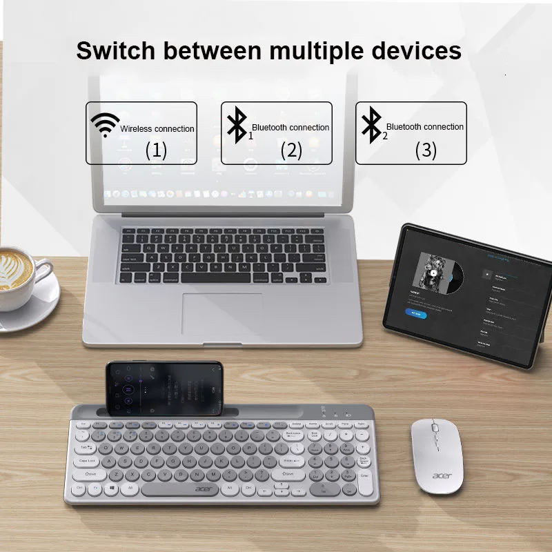 de tamanho completo mini teclado conjunto 2.4g