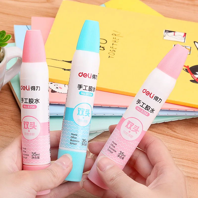 35ML 세척 가능한 흰색 액체 접착제, 학생 세공 DIY 종이 접착제, 문구점, 학교 사무용품 도구, 안전한 비독성