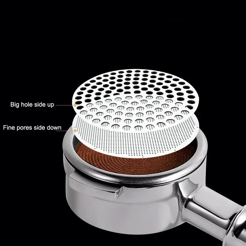 Water Separator Coffee Secondary Water Separator Stainless Steel Coffee Machine Handle Water Separator Sintered Mesh Filter Filter Screen