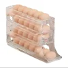 Household Automatic Rolling Egg Storage Box Kitchen Refrigerator Side Door Egg Preservation Rack Egg Boxes 4 Layer Eggs Storage 5