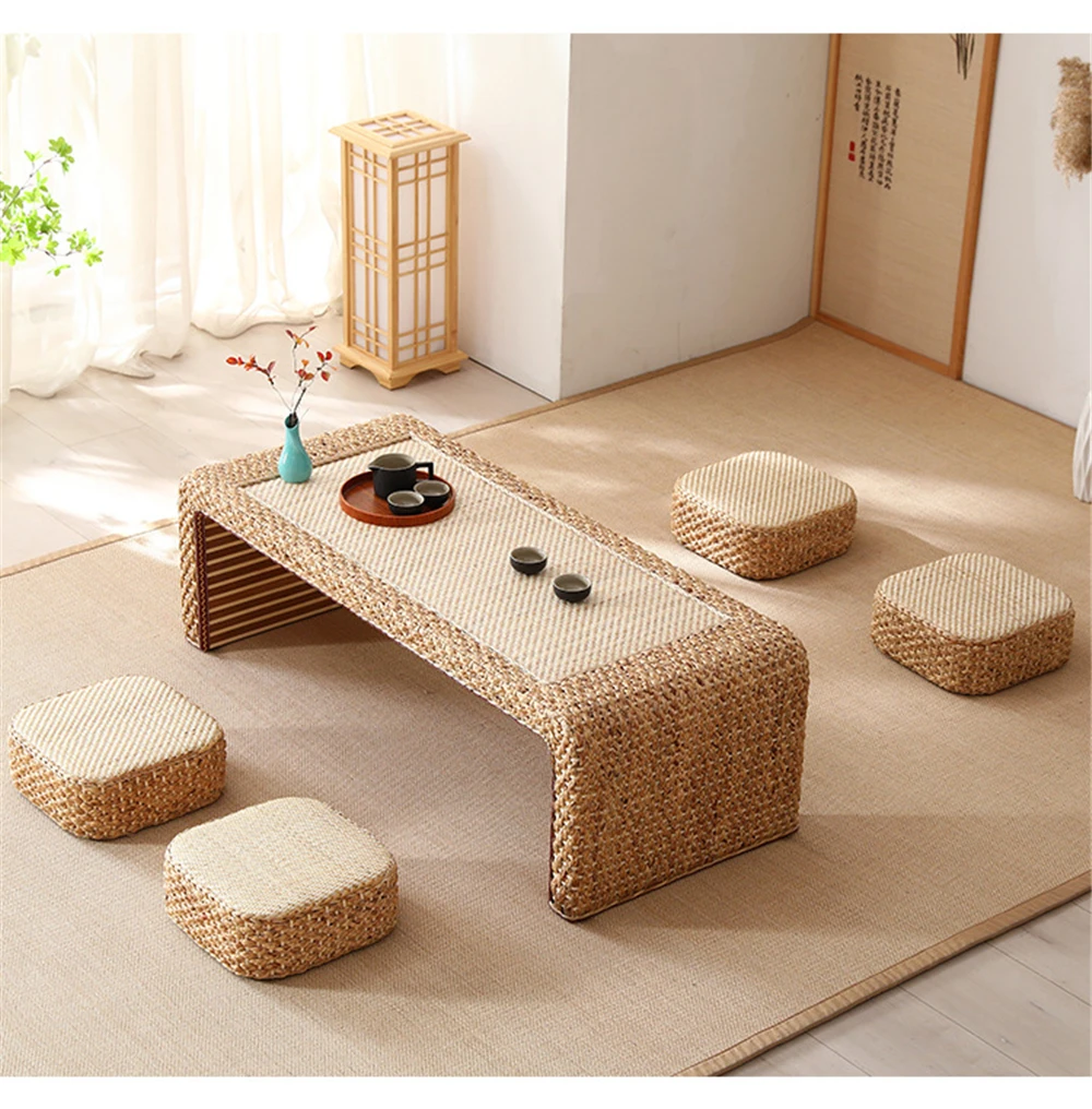 Simple Living Room Furniture Coffee Tables Modern Apartment Bedroom Rattan Endtable Creative Household Dormitory Bedside Table