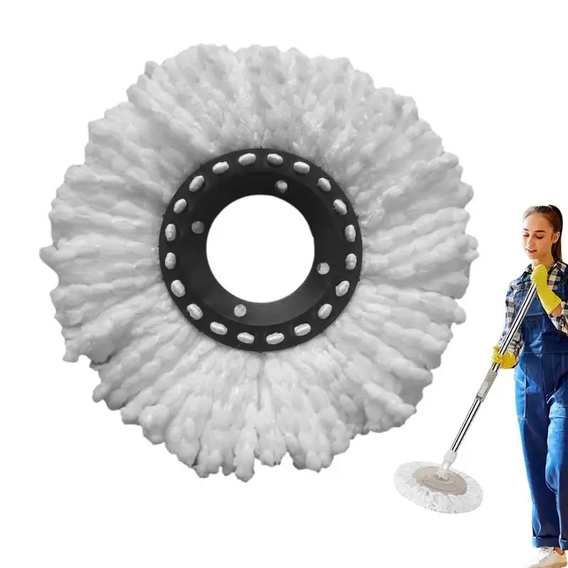 

Spin Mop Replacement Head Spin Mop Rotary Mop Head Microfiber Mop Refills Spin Mop Cloth Kitchen Bathroom Cleaning Accessory