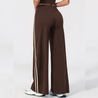 JUREN Pantalon de yoga pour femme à jambe droite, taille mi-haute, leggings de sport, sensation seconde peau, pour Pilates, course et entraînement 5