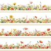 2M/ Roll Yellow Rose PET Tape Spring Flower Masking Tape DIY Scrapbooking Sticker Journal Diary Aesthetic Stationery 4